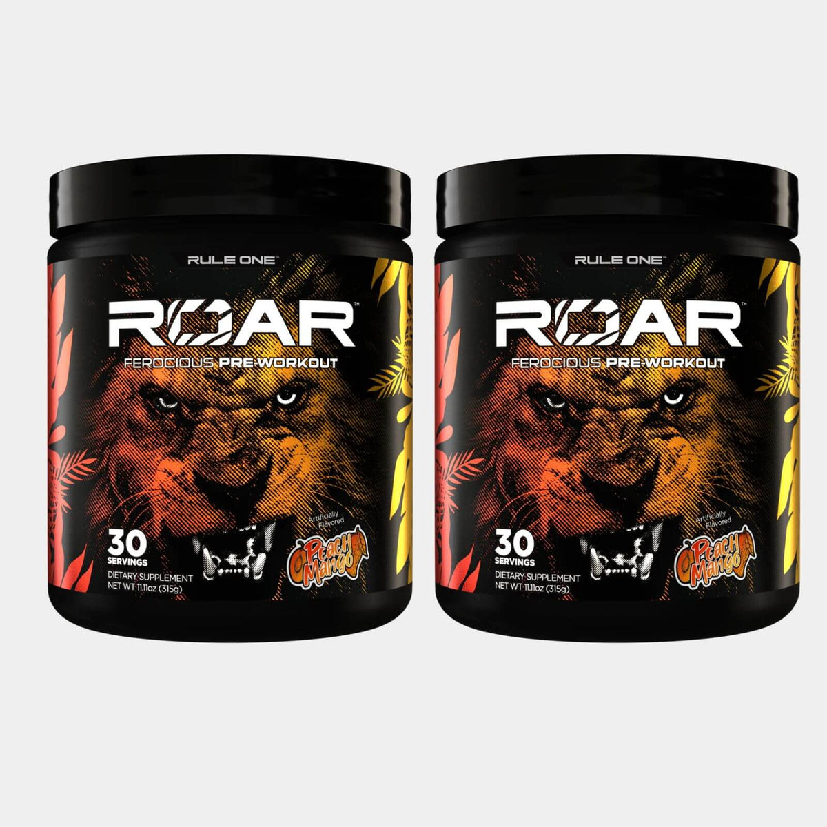 Rule One Proteins Roar _ 30 Servings  Peach Mango pack of 2