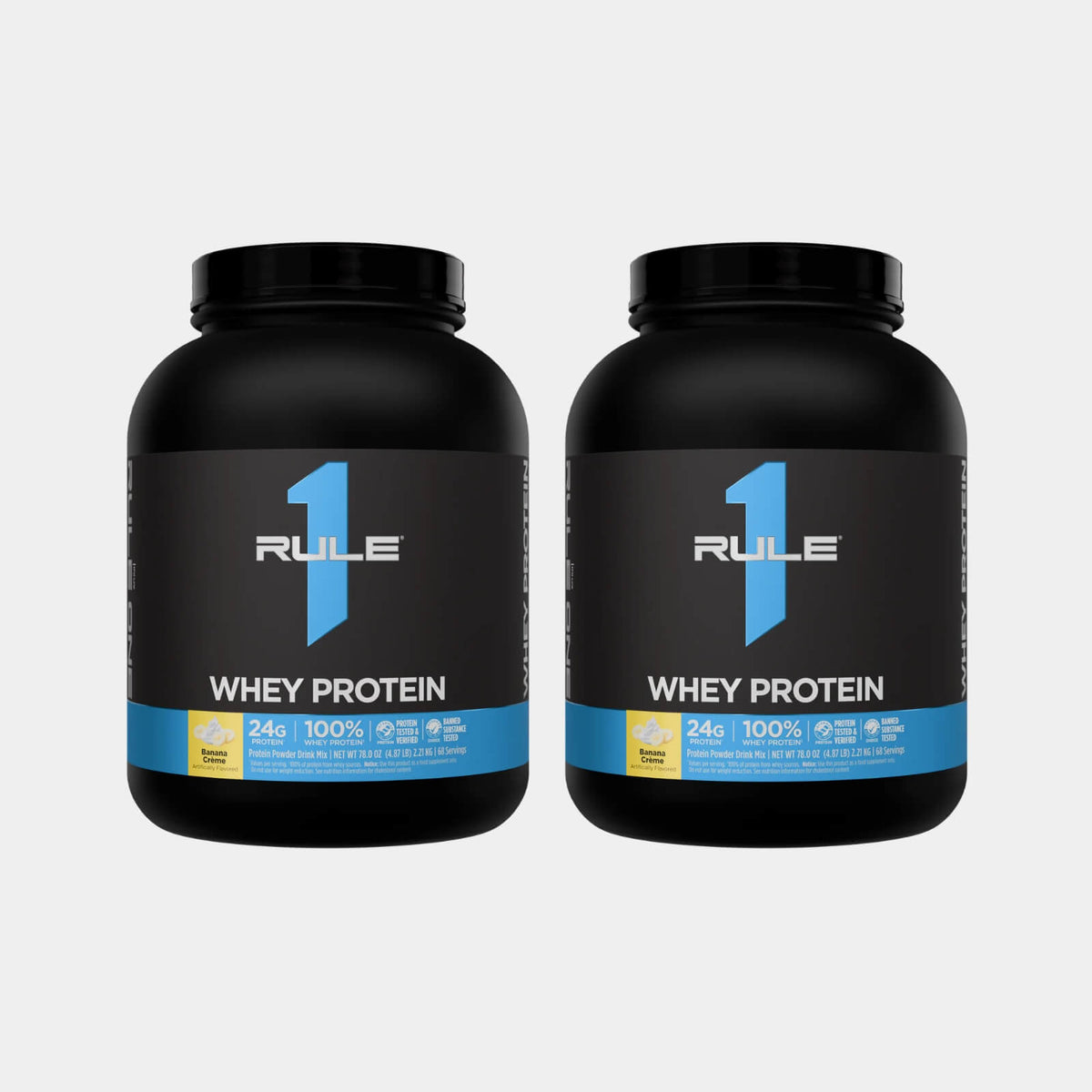 Rule One Proteins R1 Whey Protein | 5 lb | 68 Servings | Banana Cream