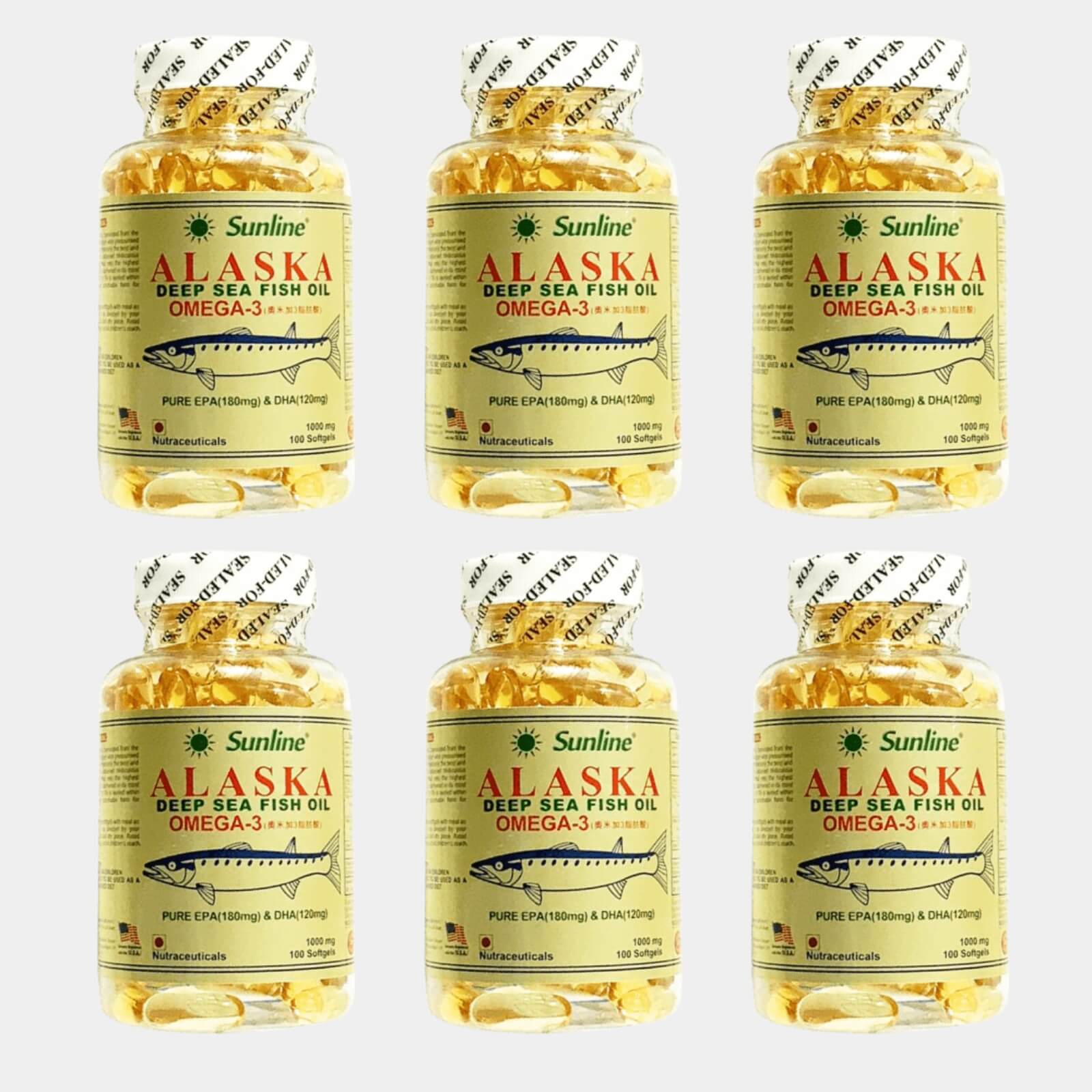 sunline alaska fish oil Pack of 6