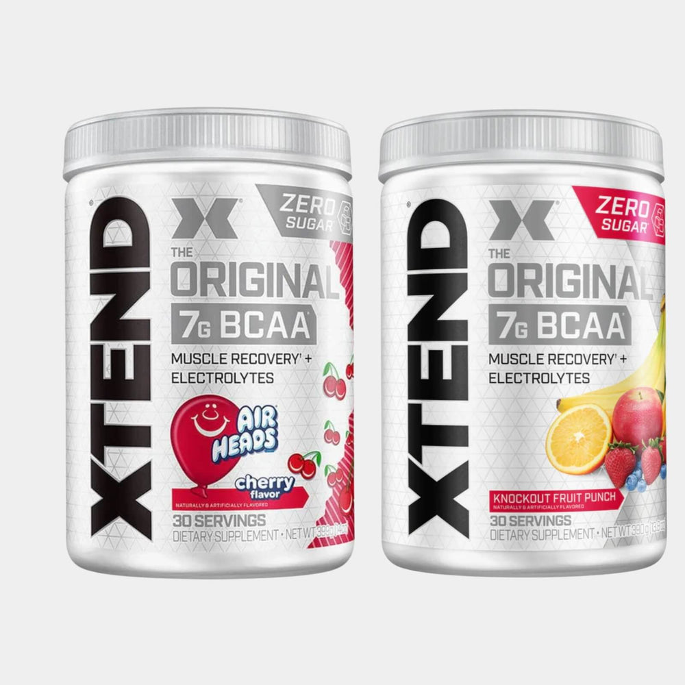 XTEND® Original BCAA Powder (Cherry Airheads + Knockout Fruit Punch)