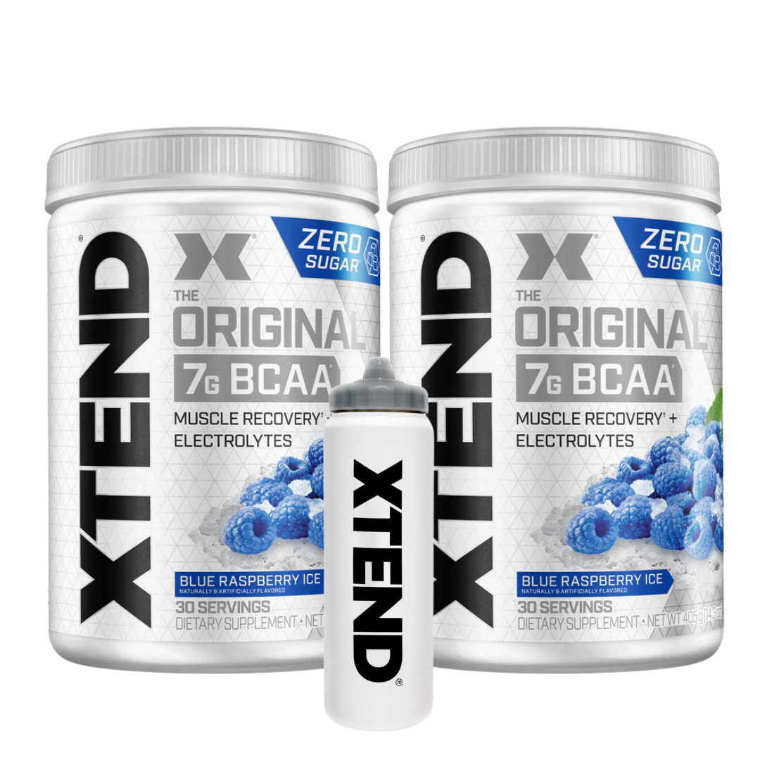 XTEND® Original BCAA Powder | 30 Servings | Blue Raspberry Ice