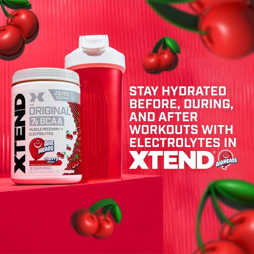 Xtend BCAA - Cherry Air Heads - Stay Hydrated