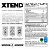 Xtend BCAA - Cherry Air Heads - Supplement Facts