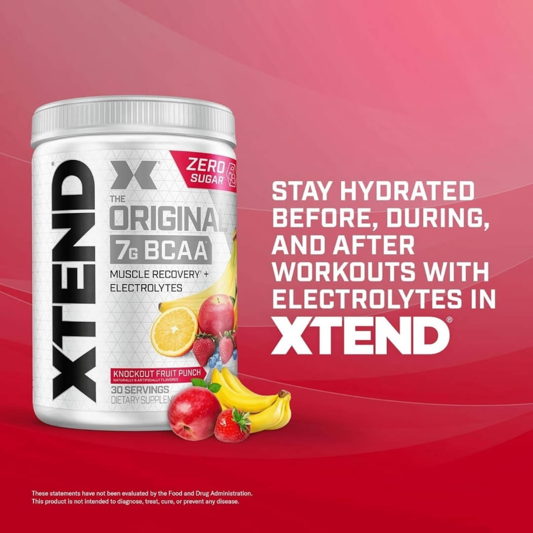 Xtend BCAA - Knockout Fruit Punch - Stay Hydrated