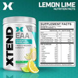 Xtend EAA - Lemon Lime - Supplement fact