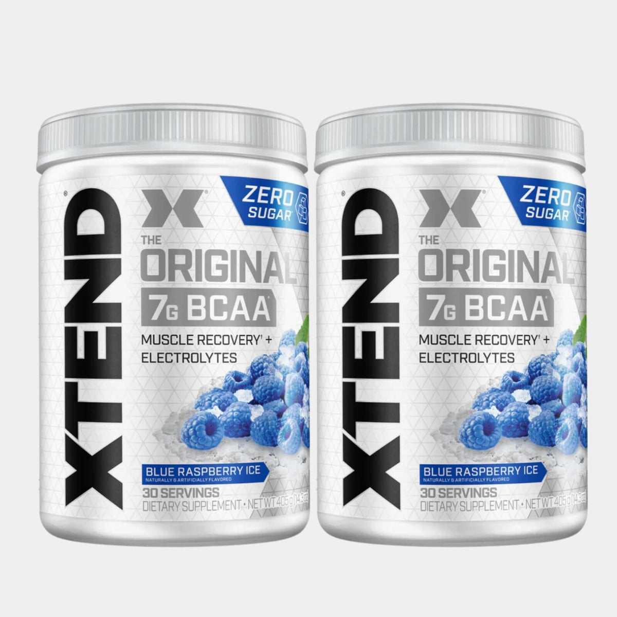 XTEND® Original BCAA Powder | 30 Servings | Blue Raspberry Ice