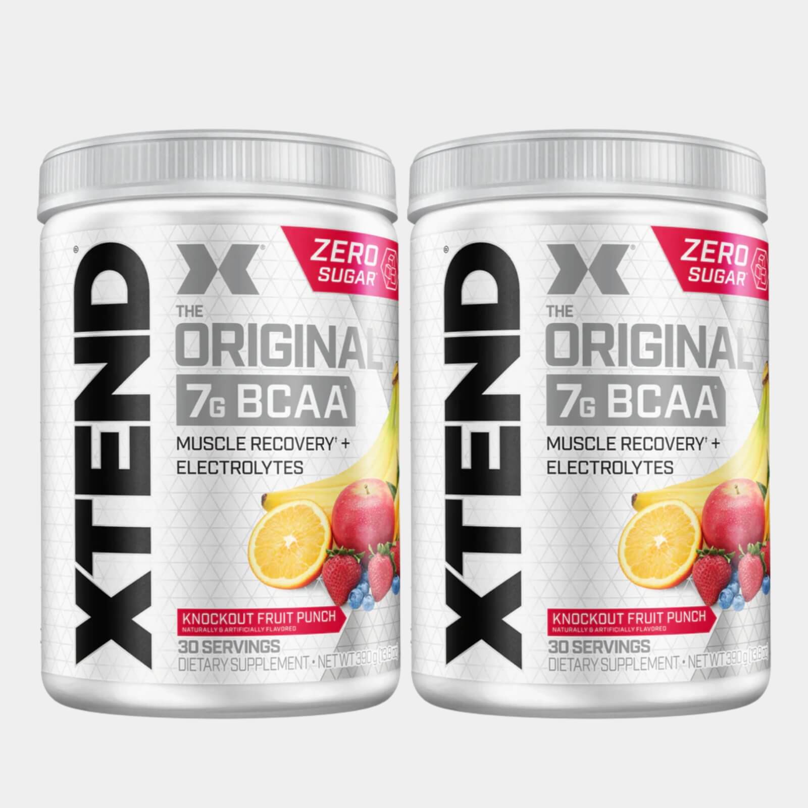 XTEND® Original BCAA Powder | 30 Servings | Knockout Fruit Punch